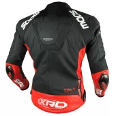 XRC Moos 2.0 HLT men leather jacket blk/red/wht vel. 56