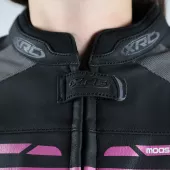 XRC Moos 2.0 HLT ladies leather jacket blk/pink/grey vel. 52