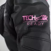 XRC Moos 2.0 HLT ladies leather jacket blk/pink/grey vel. 52