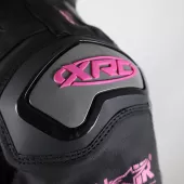 XRC Moos 2.0 HLT ladies leather jacket blk/pink/grey vel. 52