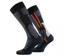 Skarpetki motocyklowe Brubeck Comodo MTB2 black/orange