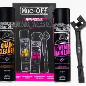 Muc-Off 21069 MOTORCYCLE Chain Care Kit - Zestaw do czyszczenia i smarowania łańcucha