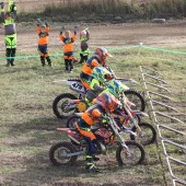 Dziecięca koszulka motocrossowa XRC MX Pablo blue/orange