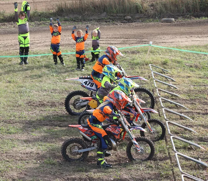 Koszulka dziecięca XRC MX Pablo Koszulka młodzieżowa fluo/grey