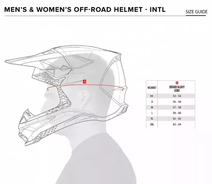 Kask motocrossowy Alpinestars Supertech M8 Factors czarny / czerwony / biały połysk