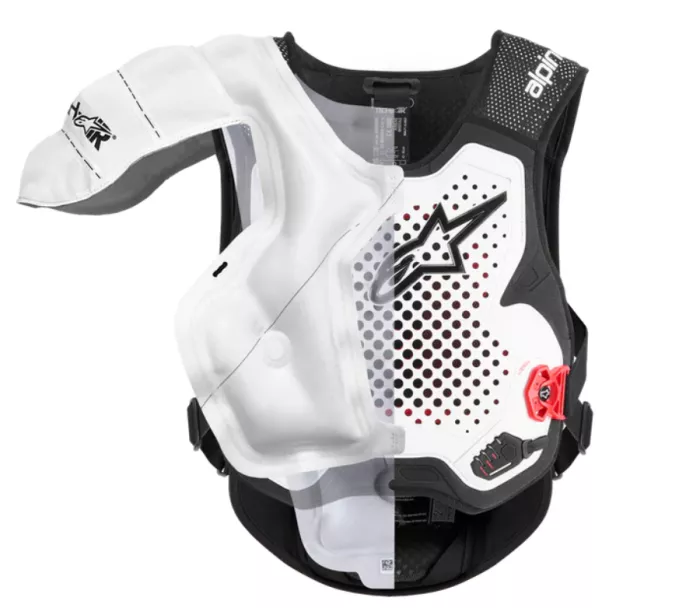 Alpinestars Tech-Air MX white vest vel. S