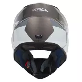 Kask motocrossowy XRC MX Waukee szary/ciemnoszary/biały