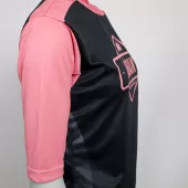 Koszulka damska Nabajk Ancze 3/4 sleeve black/old pink