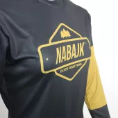 Damska koszulka Nabajk Deshtny long sleeve black/gold