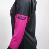 Damska koszulka Nabajk Deshtny long sleeve black/pink