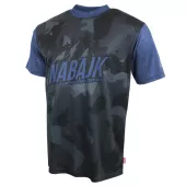 Męska koszulka Nabajk Kubba short sleeve black camo/dark blue