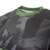 Męska koszulka Nabajk Kubba short sleeve black camo/khaki