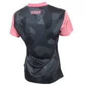 Koszulka damska Nabajk Kubba short sleeve black camo/old pink