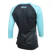 Damska koszulka Nabajk Pradeed 3/4 sleeve black/turquoise