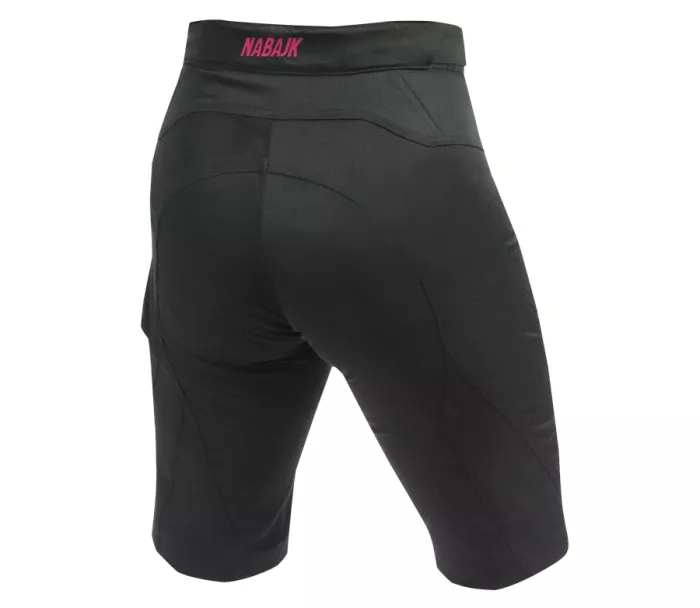Nabajk Trautenberk youth girls shorts black/pink 5Y-6Y