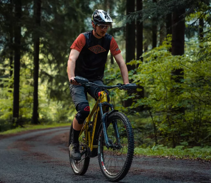 Nabajk Shpindler men jersey short sleeve black camo/orange M