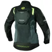 Damska kurtka motocyklowa Nazran Thron Tech Air czarna / szara / fluo