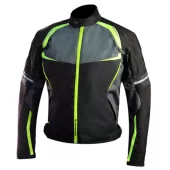 Kurtka motocyklowa Nazran Thron Tech-Air czarna / szara / fluo