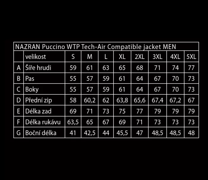 Kurtka Nazran Puccino black/fluo men jacket Tech-air compatible