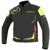 Kurtka motocyklowa Nazran California 2.0 czarna / fluo kompatybilna z Tech-air rozmiar L