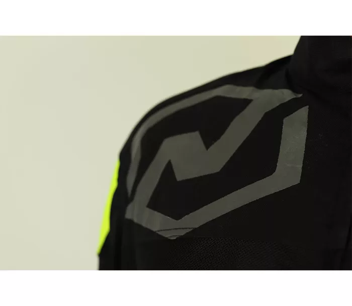 Kurtka motocyklowa Nazran California 2.0 czarna / fluo kompatybilna z Tech-air rozmiar L