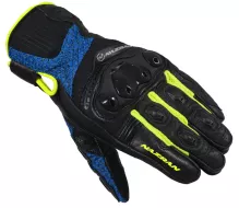 Rękawice motocyklowe Nazran Circuit Air 2.0 czarno/niebiesko/fluo rozmiar S
