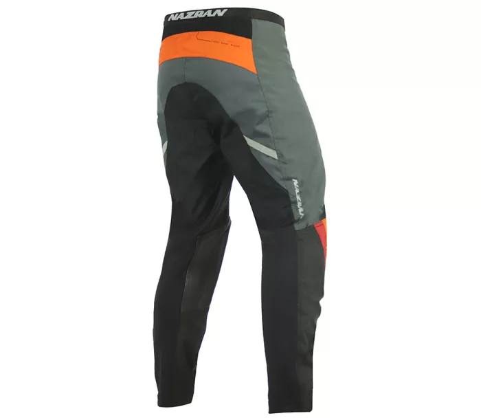 Spodnie motocyklowe Nazran Cavell Dakar antra / pomarańczowy / czarny / czerwony rozmiar 2XL