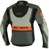 Kurtka motocyklowa Nazran Cavell Dakar pomarańczowo-szara kompatybilna z Tech-Air®