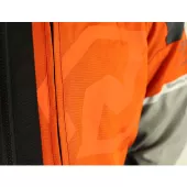 Kurtka motocyklowa Nazran Cavell Dakar pomarańczowo-szara kompatybilna z Tech-Air®