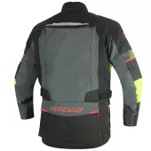 Kurtka motocyklowa Nazran Moritz 2.0 czarna / szara / fluo rozmiar 2XL
