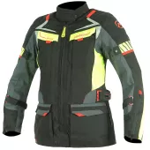 Damska kurtka motocyklowa Nazran Moritz 2.0 czarna / szara / fluo rozmiar S