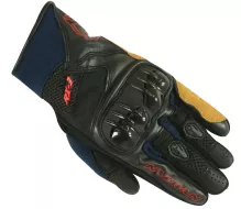 Rękawice motocyklowe Nazran RX-3 2.0 czarno/czerwono/granatowe rozmiar S