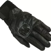 Damskie rękawice motocyklowe Nazran Stunt 2.0 z czaszką w kolorze czarnym