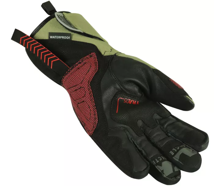 Rękawice motocyklowe Nazran Traveller TRA-05 WTP czarne / khaki rozmiar 2XL