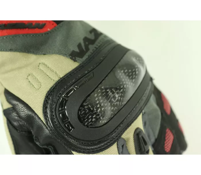 Rękawice motocyklowe Nazran Traveller TRA-05 WTP czarne / khaki rozmiar 2XL