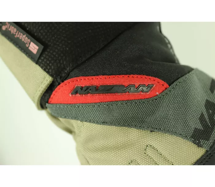 Rękawice motocyklowe Nazran Traveller TRA-05 WTP czarne / khaki rozmiar 2XL