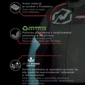 Nazran Ascona 2.0 niebiesko-czarna kurtka męska Kurtka kompatybilna z technologią Tech-air rozmiar L