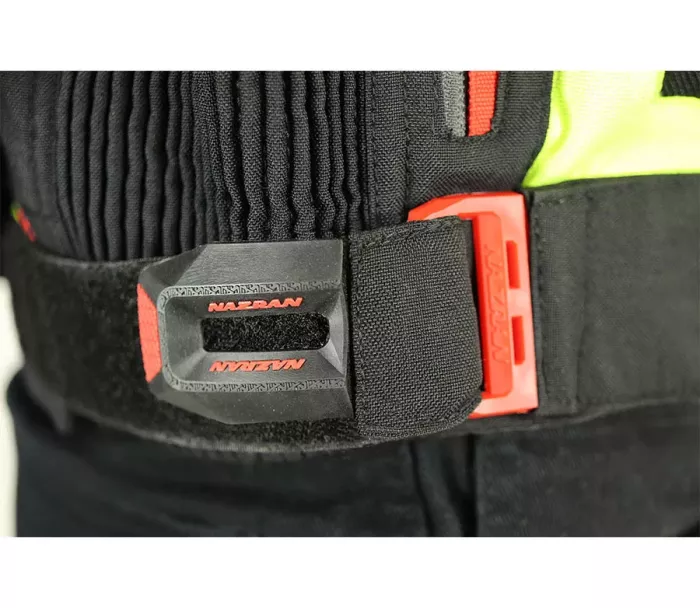 Kurtka motocyklowa Nazran California 2.0 czarna / fluo kompatybilna z Tech-air rozmiar L