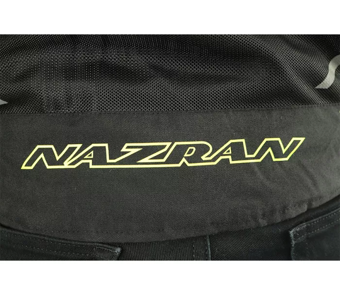Kurtka motocyklowa Nazran California 2.0 czarna / fluo kompatybilna z Tech-air rozmiar L