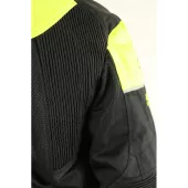 Kurtka motocyklowa Nazran California 2.0 czarna / fluo kompatybilna z Tech-air rozmiar L