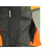 Kurtka motocyklowa Nazran Cavell Dakar pomarańczowo-szara kompatybilna z Tech-Air®