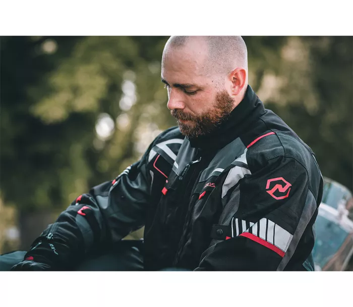 Kurtka motocyklowa Nazran Moritz 2.0 czarno / szara