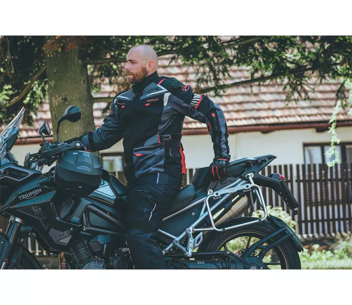 Kurtka motocyklowa Nazran Moritz 2.0 czarno / szara