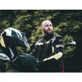 Kurtka motocyklowa Nazran Moritz 2.0 czarna / szara / fluo