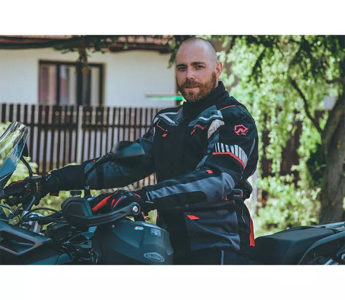 Kurtka motocyklowa Nazran Moritz 2.0 czarno / szara