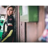 Damska kurtka motocyklowa Nazran Moritz 2.0 czarna / szara / fluo