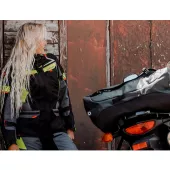 Damska kurtka motocyklowa Nazran Moritz 2.0 czarna / szara / fluo