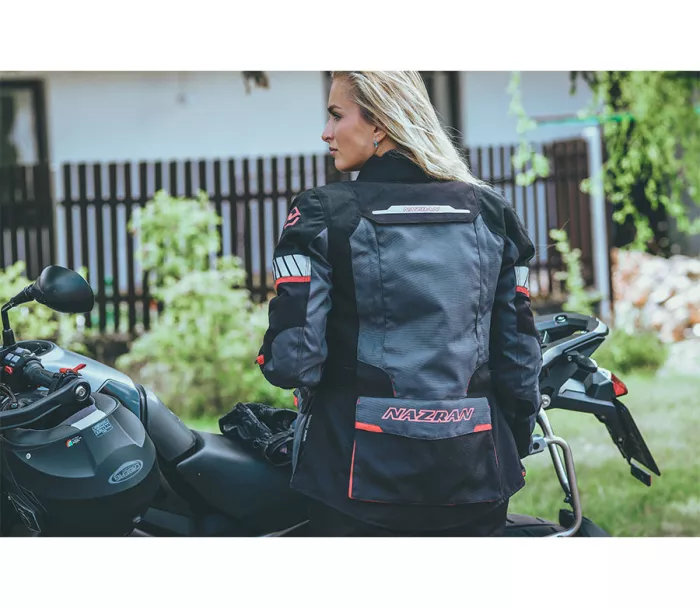 Damska kurtka motocyklowa Nazran Moritz 2.0 czarno/szara