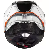 Kask motocyklowy NEXX X.R3R CARBON biało/czerwony