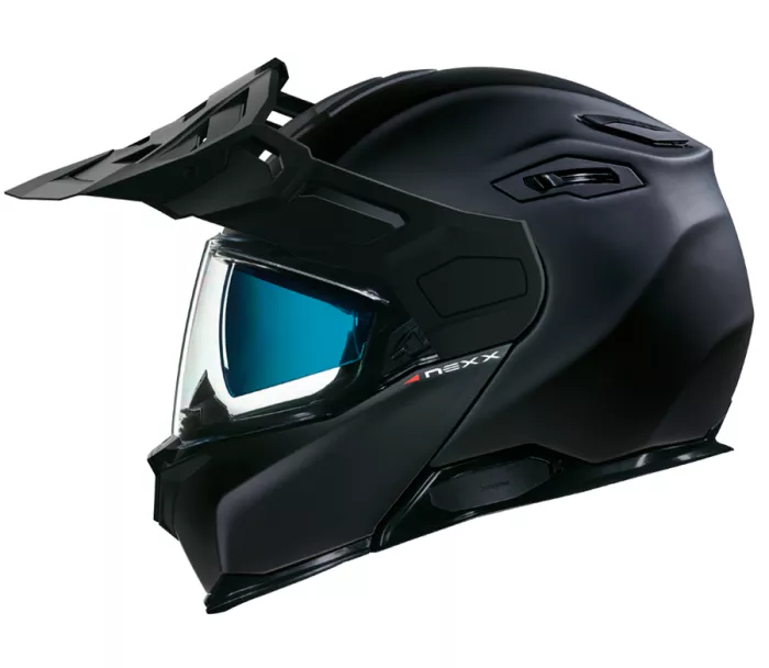 Kask motocyklowy Nexx X.Vilijord Plain czarny MT rozmiar S